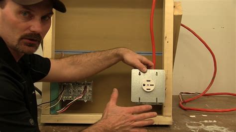 wiring a range outlet box